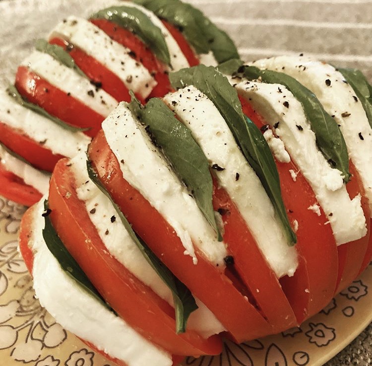 Hassle back Tomatoes