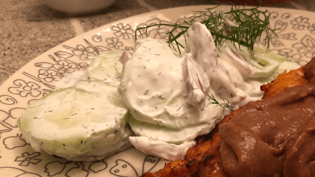 Creamy Cucumber And Red Onion&nbsp;Salad